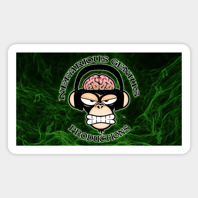 Nefarious Genius Productions Sticker by NeilGlover